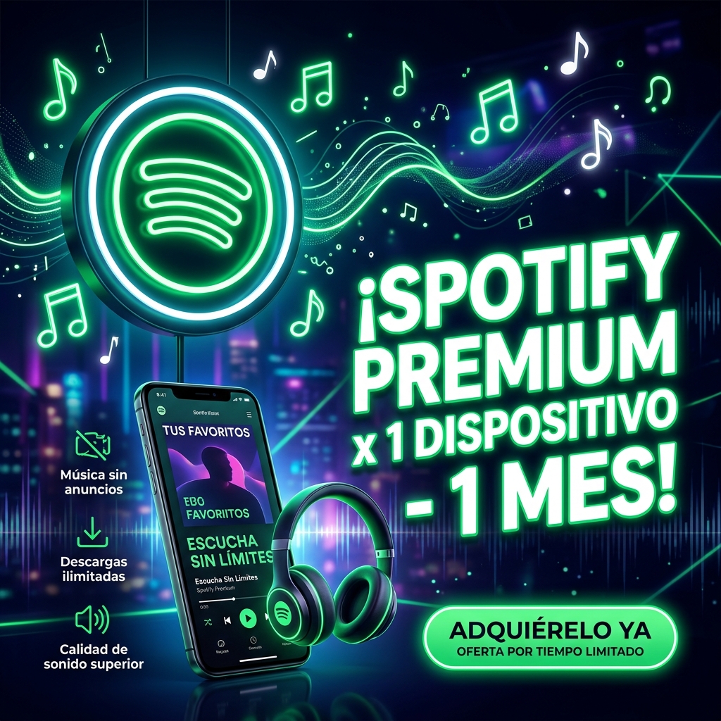 SPOTIFY PREMIUN 1 MES
