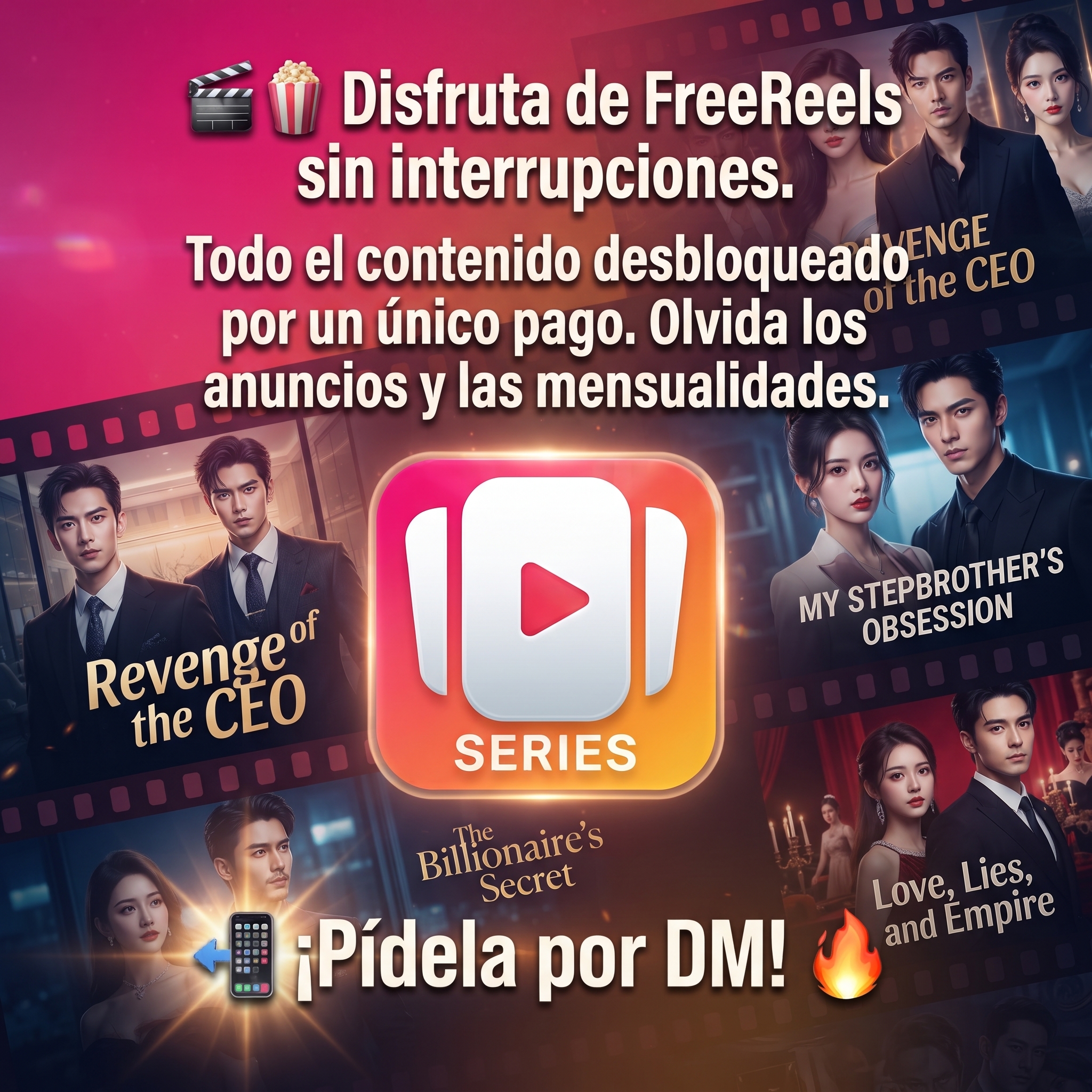 FreeReels APK 📱✨ [Todo Desbloqueado / Sin Anuncios]