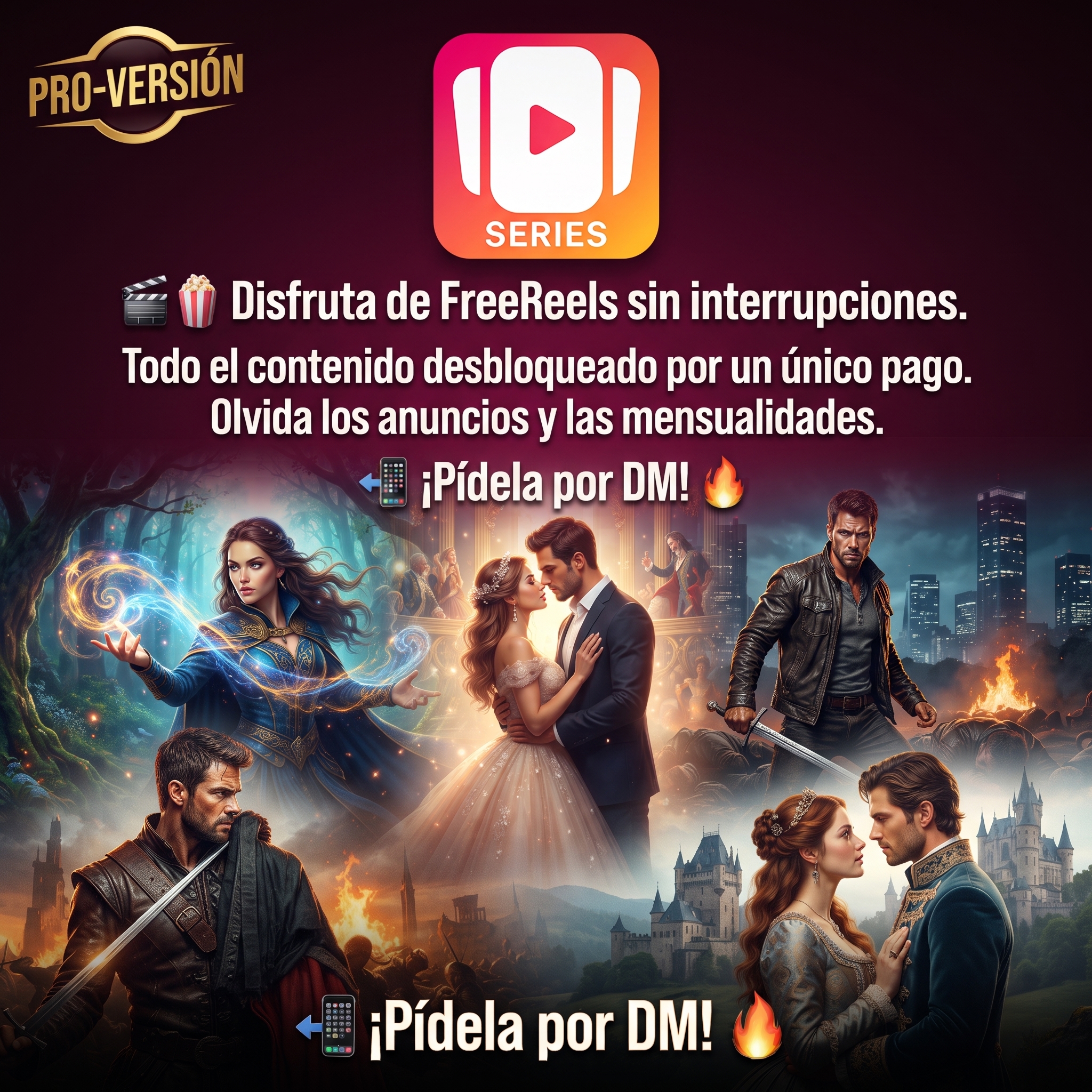 FreeReels APK 📱✨ [Todo Desbloqueado / Sin Anuncios]